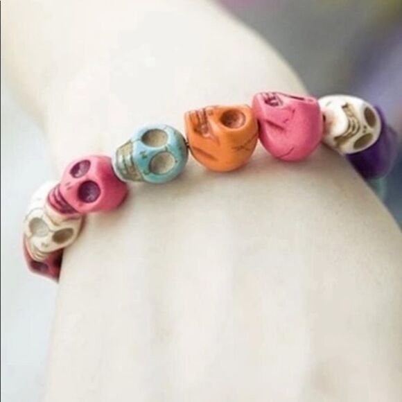 LAST ONE! Skull Bracelet Multicolored - Picture 5 of 6